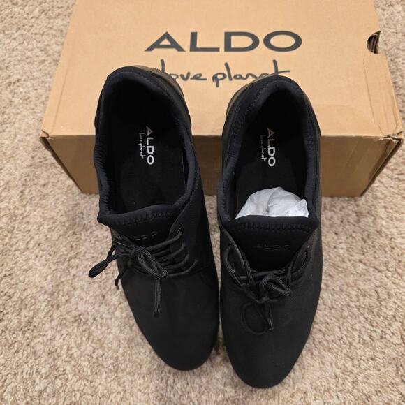 NIB Aldo love planet Reid black sneakers men\'s sz 9.5
